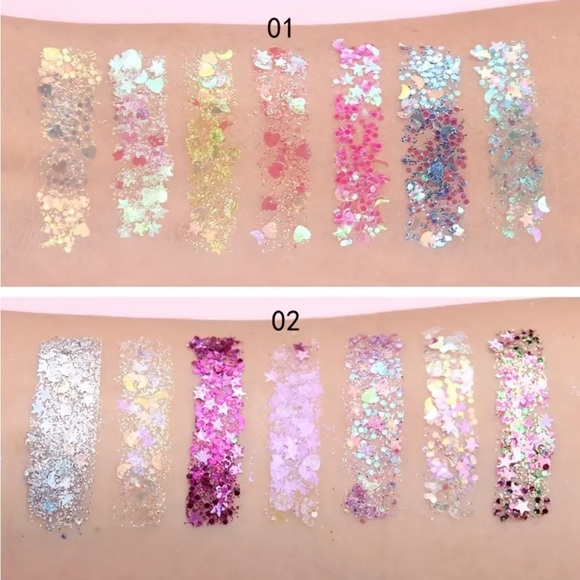 🎉 Host Pick 🎉 Bright Seven Color Glitter Multipurpose Eyeshadow Palette - Picture 3 of 4